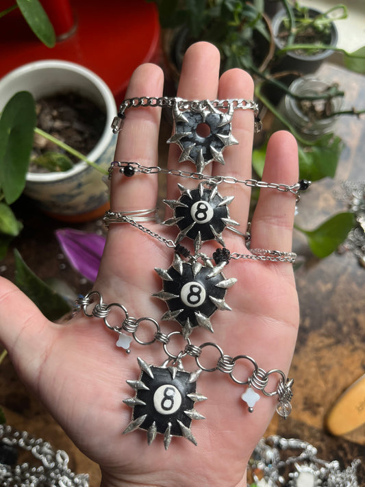 Soldered 8 Ball Necklace