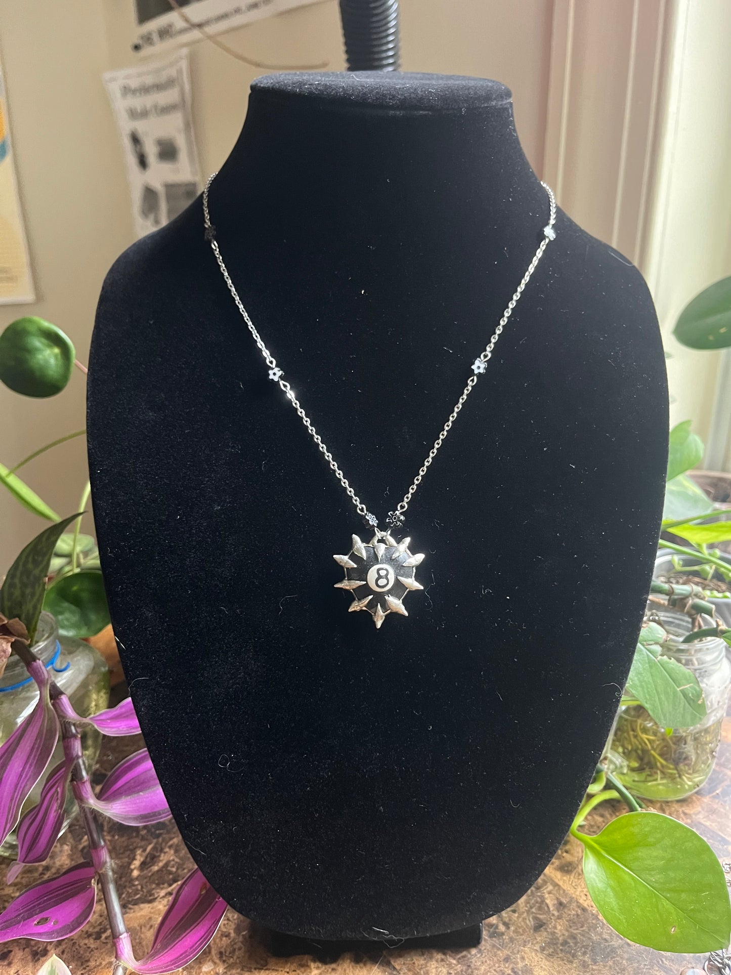 Soldered 8 Ball Necklace