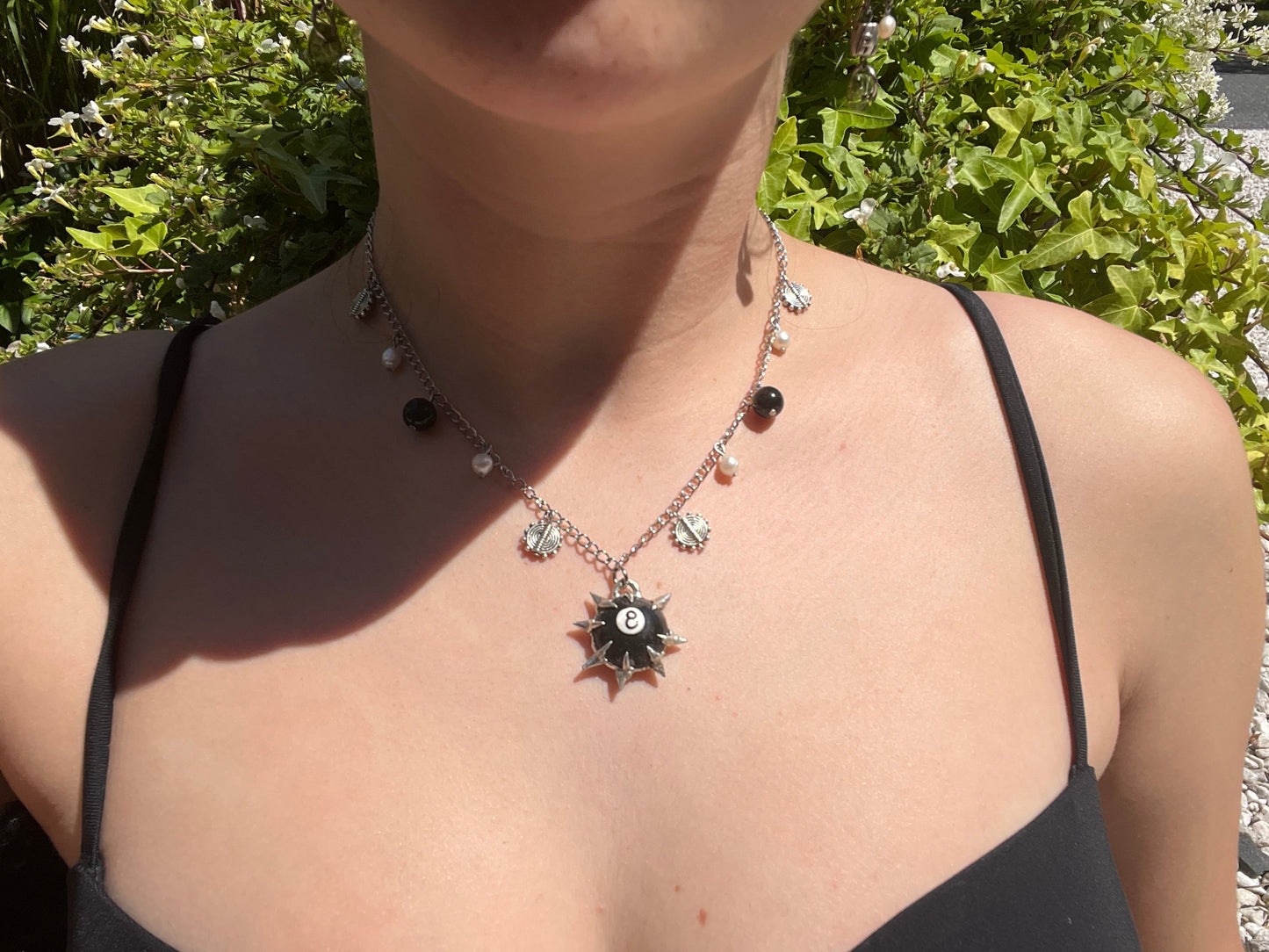 Soldered 8ball Pendant Necklaces