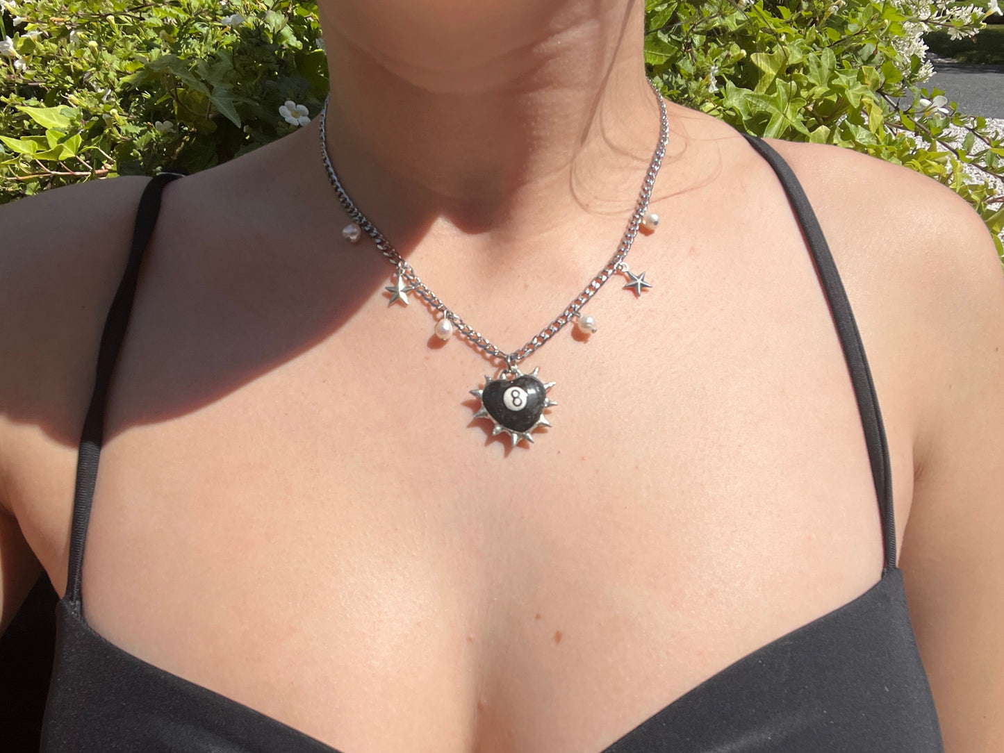 Soldered 8ball Pendant Necklaces