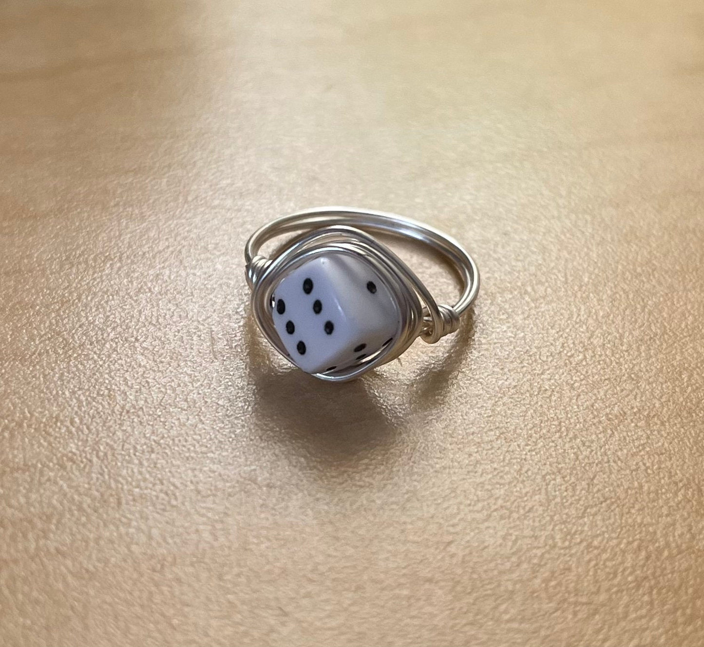 Dice ring / Statement ring / Y2K ring / Y2K jewelry / Stackable rings
