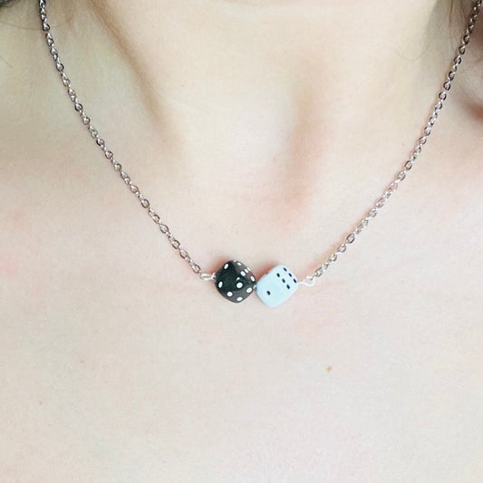 Dice necklace