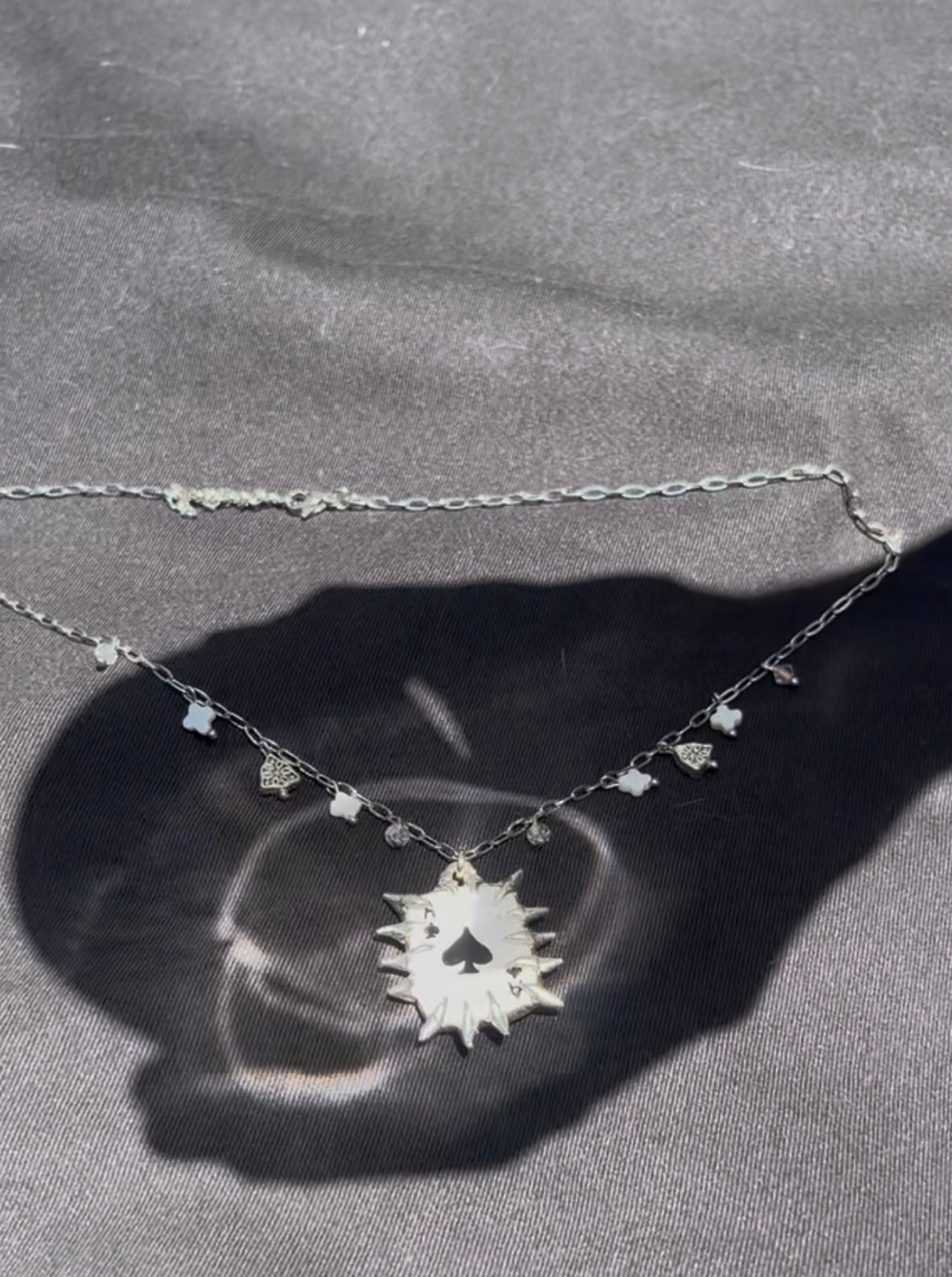 Soldered Card and 8 Ball Necklaces