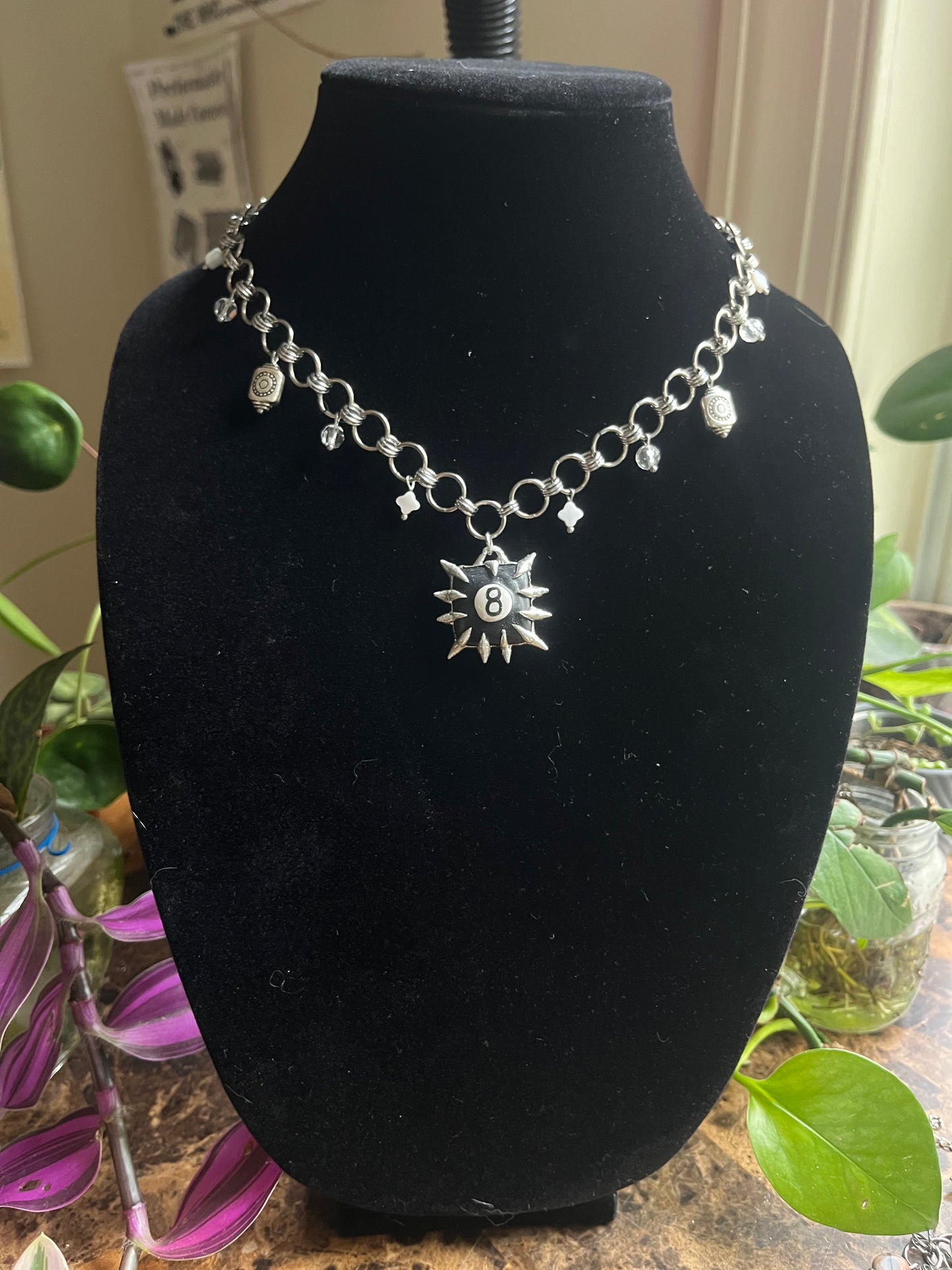 Soldered 8 Ball Necklace