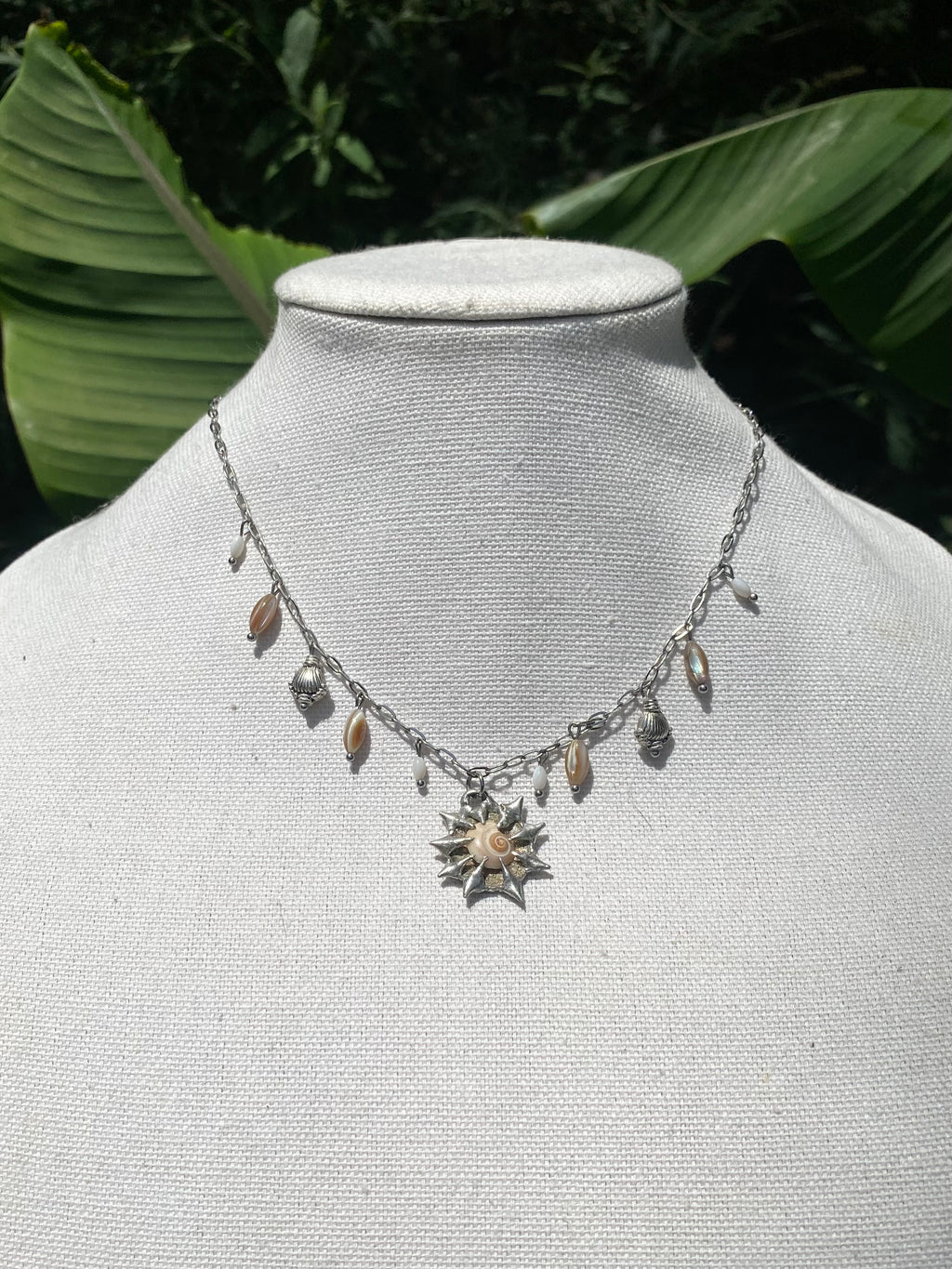 Barbadian Coin Shell Necklace