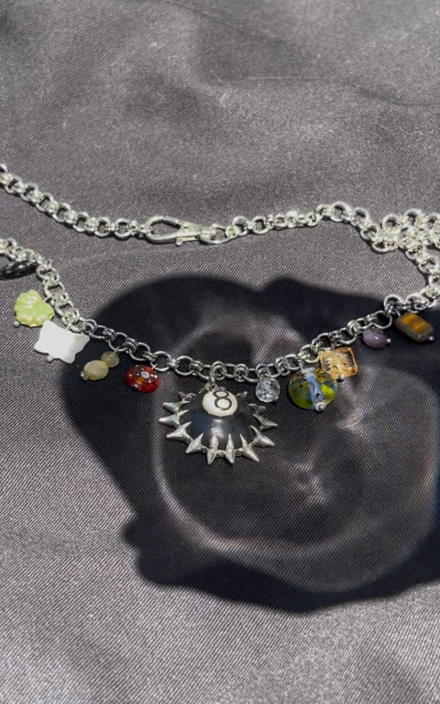 Soldered Card and 8 Ball Necklaces