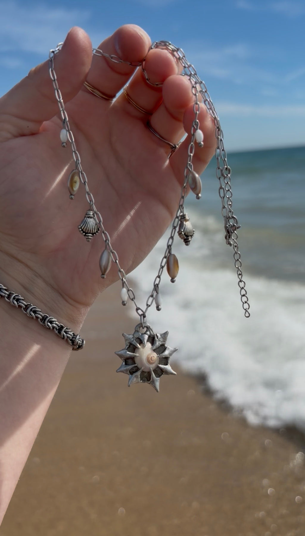 Barbadian Coin Shell Necklace