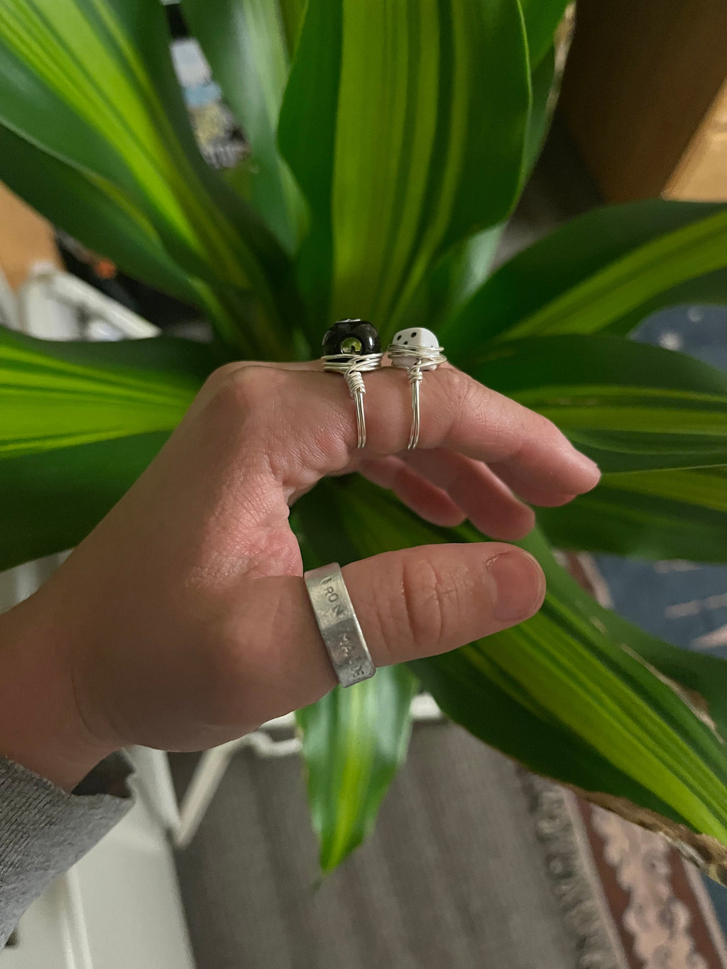 Dice ring / Statement ring / Y2K ring / Y2K jewelry / Stackable rings