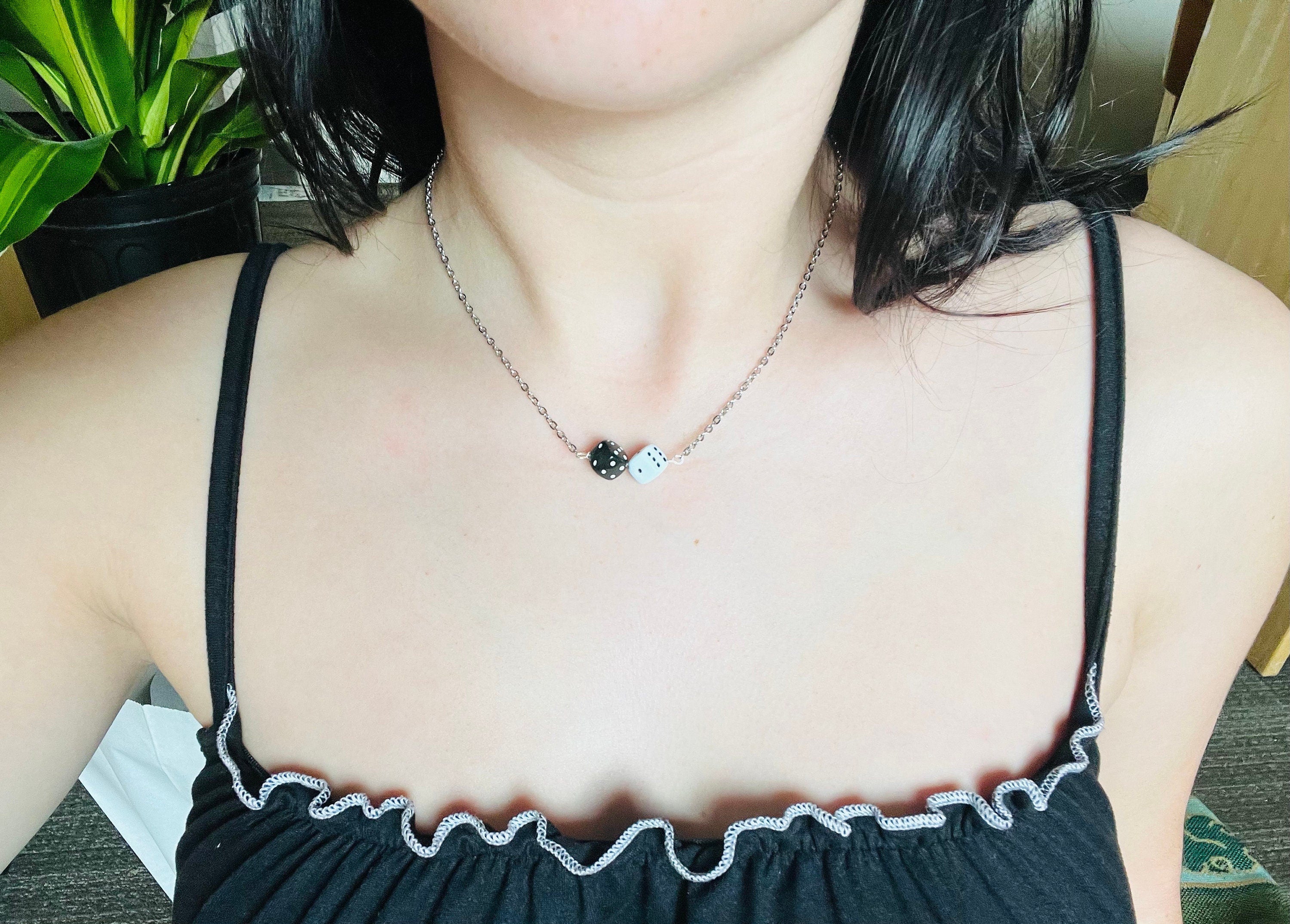 Dice necklace