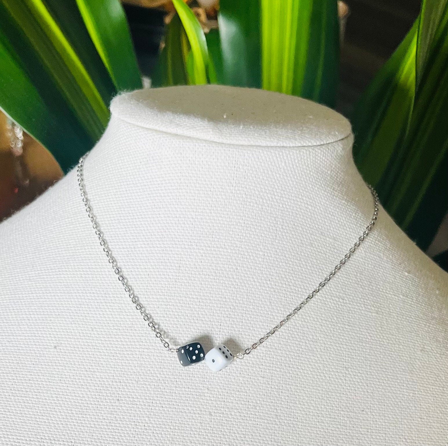 Dice necklace