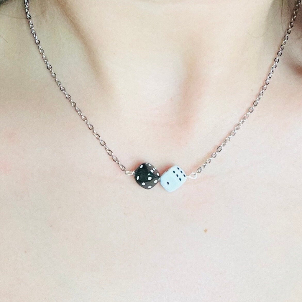 Dice necklace