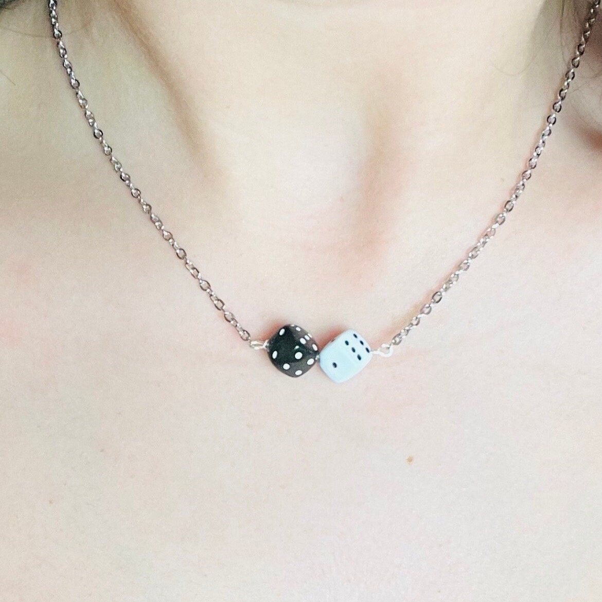 Dice necklace